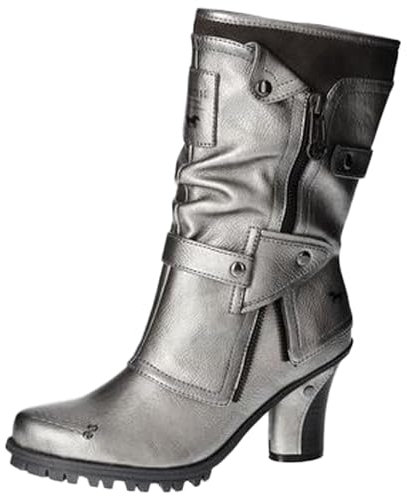 MUSTANG 1141-606, Stivaletto Donna, Argento, 41 EU