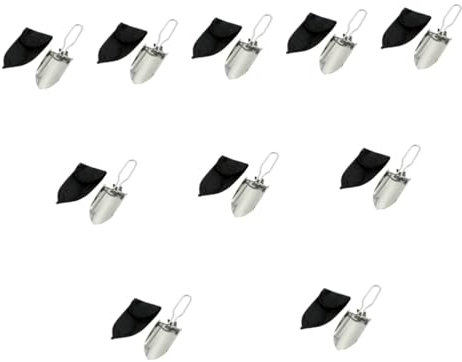YARNOW Pala De Zapador Portátil De Acero Inoxidable Pala De Jardín De 10 Uds