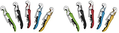 Speesy Lot de 10 tire-bouchons haute performance avec diapositives et ouvre-bouteilles, clés pour serveurs à