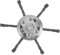Lama per tagliaerba cablata infrangibile - Testina per tagliaerba in filo di acciaio Testina per tagliaerba a 6 teste Accessorio per tosaerba 150 mm Foro interno a 6 lame 5,5 mm