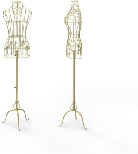 DZYHFCO Damenpuppe Schneiderpuppe Schneiderpuppenmodell Verstellbare Höhe Körperpuppen Schneider Brautkleider Schaufensterpuppe Kleiderbügel Eisen Schaufensterpuppe Rack Fotografie Weiblich Ganzkörper