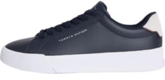 Tommy Hilfiger TH Court Lth Detail Ess Fm0fm05367, Sneaker Uomo, Blue (Desert Sky), 42 EU