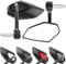 Area1 universal Motorrad Lenkerendenspiegel Rückspiegel Paar e-geprüft für z.B. Duke SMC/R MT07 MT09 MT125 Z900 Z650 Z500 Z125 CMX CB 500 Hornet SV650 GSXS GSF (Schwarz)