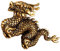 Cabilock China Chinois genschenkideen wohnungsdeko Zierfigur Drachenplüsch mythische Tierfigur Bücherregal Figur Feng-Shui-Reichtum-Statue Drachendekor aus Messing Sternzeichen aus Messing