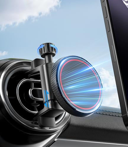 ALAFLY Magnetische Handyhalterung Auto Lüftung für Mercedes Benz A/B/C/E/G/GLA/GLK [Upgrade Lüftungsclip], Starke KFZ Telefonhalterung Kompatibel mit MagSafe iPhone 17 16 15 14 13 12 Serie
