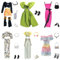 26 Stück Puppen Kleidung und Zubehör, 2 Kleider, 2 Anzugsröcke, 2 Hosenanzüge, 6 Schuhe, 10 Accessoires für 11.5 Zoll Mädchen Puppen