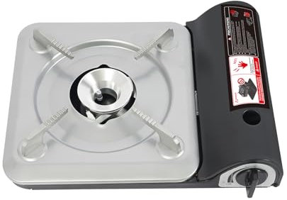 Campingazs Barbecue à gaz pour l'intérieur, cuisinière à gaz, barbecue portable, camping, cuisine à gaz, barbecue de poche, dimensions 42 x 26 x 11 cm, pour intérieur (A6)