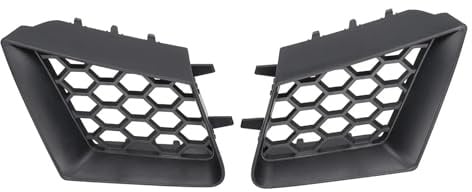 Schwarz Glanz Kühler Für Seat Ibiza Cordoba 6L 2002-2009 2 Stücke Matt Schwarz Front Stoßstange Oberen Grill Doppelsteg