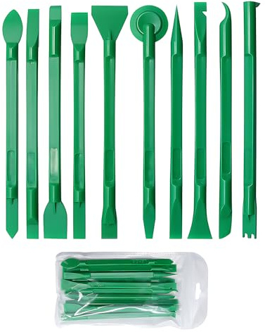 10PCS Multi-Purpose Pry Tool Set, Reliable Screen Opening Plastic Pry Tool Kit for Mobile Phone Repair Tablet Laptop Disassembly, Replacement Spudger Tools for Electronics Maintenance