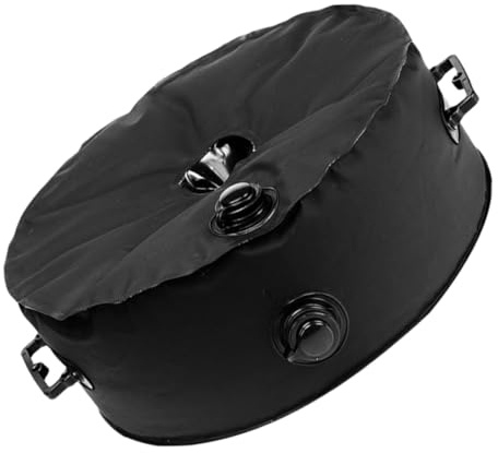 Angoily Strandschirmzubehör Wassergewicht 20l Schwarz Beschwerter Schirmständer Sandsack für Garten und Outdoor Wetterbeständig Befüllbarer Sand und Wasserbeutel Stabilisierend