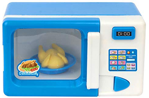 BDJXOZYH Microwave Oven Toy with Light Kitchen Simulation Role Play Cooking Toy Kids Toddlers Birthday Color Random