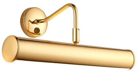 Endon PL350/SW Switched Brass swan Neck 350mm Picture Light
