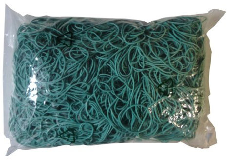 1kg Gummibänder Gummiringe grün Breite=1mm Ø=40mm