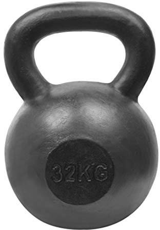 LIFEFIT Stahl-Kettlebells Stahl-Kettlebells, schwarz, 32 kg, F-STE-KETT32