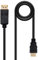 CONVERSOR NANO CABLE DISPLAYPORT/MACHO A HDMI/MACHO 3M NEGRO