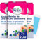 Veet Bandas de Cera Fria Depilatoria para Depilación de Cuerpo y Piernas con Aceite de Almendras, Easy Gelwax, Pieles Sensibles, 3 x 20 bandas, Total 60 Unidades