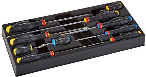 Facom MOD.AT5 Modules de 10 TOURNEVIS PROTWIST® en plateau thermoformé - 900g