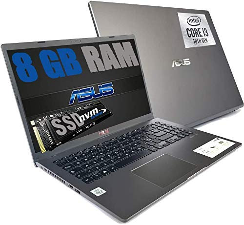 Notebook Asus GRAY Portatile Pc Display FHD 15.6 Cpu Intel i3-1005G1 3,4ghz /Ram 8Gb DDR4 /SSD NVMe 500GB /HD Graphics UHD/Hdmi Wifi Bluetooth/Windows 10 Pro/open office