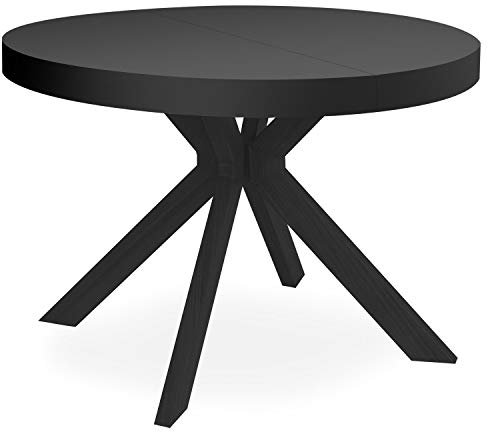 Menzzo Table Ronde Extensible Myriade All Black