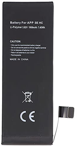 Batterie 1950mAh pour Apple iPhone SE, Li-Polymère, 3,82 V 7,4 Wh haute capacité, sans outils