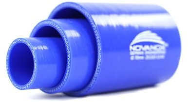 NovaNox® - Tubo in silicone per radiatore, 0,1 m, dimensioni a scelta, diametro interno: Ø 70 mm, colore: blu