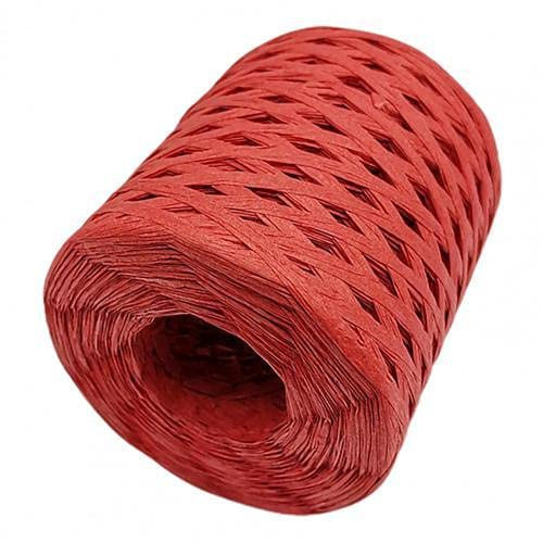 YUWEN Rollo de Hilo de Rafia de 200M, Envoltura Decorativa para Regalo, Hilo de Papel de Embalaje de Paja de Rafia para Suministros para Hornear DIY, Cordel para Fiesta, artesanía de Embalaje