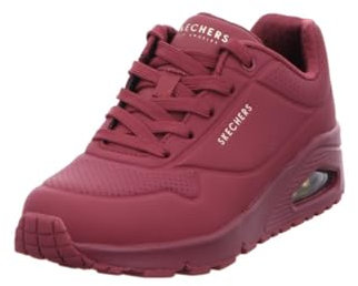 Skechers Uno Stand On Air, Scarpe da ginnastica Donna, Plum Durabuck Mesh, 35.5 EU