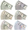 150 Blätter Spielgeld Dollar Scheine Falschgeld, Fake Feldscheine, Prop Money, Film Play Geldscheine Toy Fake Copy Dollar Money für Party Money Gun
