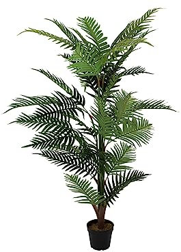 EUROPALMS Areca Palme, Kunstpflanze, 150cm | Üppiges Grün für Innenraum-Dekorationen