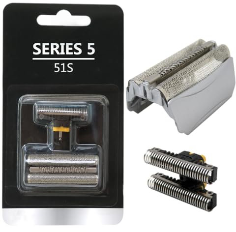 51S Tête de rechange pour rasoir B-raun Series 5 510, 530, 540, 550, 550s-3, 550s-4, 550cc, 550cc-4, 560, 560s-3, 560s-4, 565cc