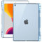 QYiiD Custodia trasparente per iPad Air 5a/4a generazione da 10,9 pollici 2022/2020 con portapenne, assorbimento degli urti, cover trasparente e flessibile in silicone TPU, cover posteriore