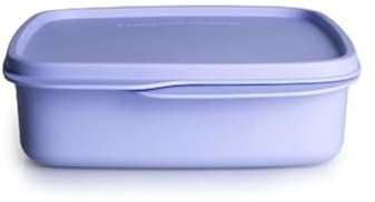 Tupperware Fiambrera To Go Clevere Pause 1 x 550 ml lila con 3 compartimentos + cuchara colgante, 7503C-6
