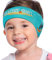 MoKo Schwimmen Stirnband, Neopren Schwimmband Ohrenband Wasserdichtes Kopfband Haarband mit Hohe Elastizität und Klettverschluss Ohrenschutz Band für Kinder Alter 1-2, S Größe - Pirat & Boot