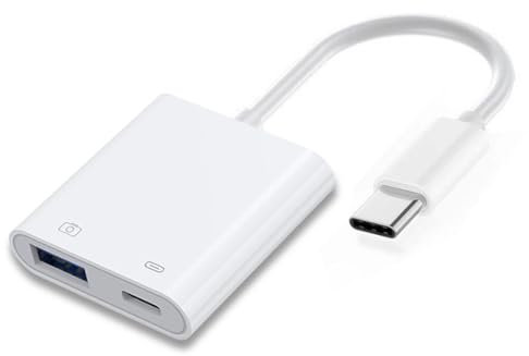 chenyang 2 in 1 USB C to USB 3.0 Socket OTG Adapter with PD 24W Charge for Laptop Tablet Phone