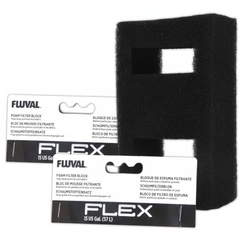 Fluval Schaumstoffpatrone, geeignet Flex 57 L Aquarien, 1 Stück (2er Pack)