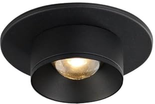 Maxim Caldera - 12W 1 LED Flush Mount-1.5 Inches Tall and 3.25 Inches Wide-Black Finish