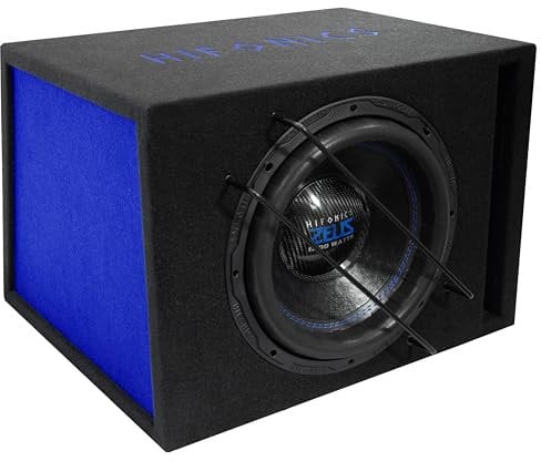HIFONICS ZSPL12R - Scatola subwoofer SPL 30 cm (12) della serie Zeus | fino a 1800 W picco max.