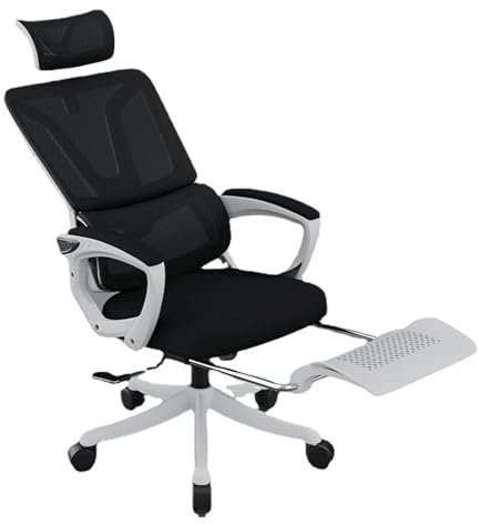 Modische Bürostühle, PU-Ledersessel, Schreibtischstühle, verstellbare Fußstütze, ergonomischer Bürostuhl mit Rollen, Liegestuhl