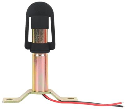 AOHEWEI Beacon-Montagehalterung, flexible DIN-Pol-Metallhalterung mit Draht und Schutzkappe für blinkende rotierende Warnleuchte für Gabelstapler, Traktoren