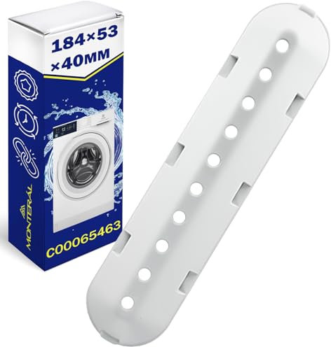 Aube de Tambour de Machine a Laver 184x53x40 mm avec Code Original C00065463 482000022670 pour Indesit pour Ariston pour Hotpoint - Garantie de 10 Ans - MONTERAL