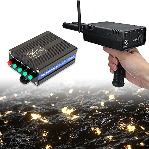 KiwiHood Handheld-Metalldetektor Professional Dual Probe Locator Scanner Wasserdicht Leichtgewicht Metall-Gold-Detektor für Gold-Silber-Diamanten-Detektion, 1000 M Suchbereich