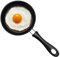 DAWRIS Mini sartén, 12 cm, sartén pequeña de inducción, sartén pequeña para huevos fritos, sartén antiadherente de acero inoxidable para camping, cocina de gas