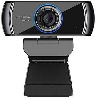 AUBEST Webcam, 1080p Hd Webcam With Microphone 100°Wide Angle Video Conferencing Live Streaming Free Drive For Conferencing, Live Streaming, Recording