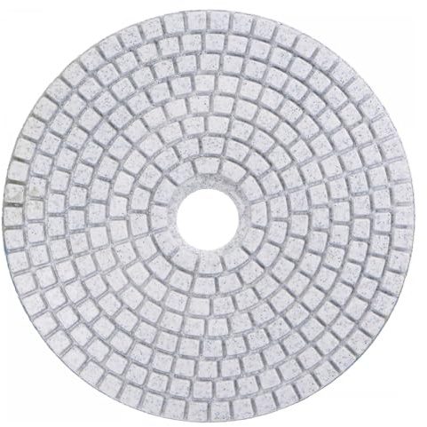 MiJunHD Diamond Polishing Pad, 6 inch 150 mm 1000 Grit Sanding Discs for Grinder & Polisher, Hook and Loop Backing Pad for Grinding Buffing Granite Marble Concrete Stone (1 Piece)