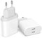 Anigaduo Chargeur USB C, 2 Pack Dual Port Prise pour iPhone 16/16 Pro/16 Pro Max/16 Plus/15/14/13/12/11/SE 2020/X/XS, Pad Pro, 25W Type C Charger Mural Alimentation Adaptateur Secteur
