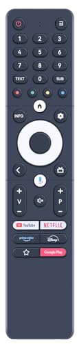 GOUYESHO NUOVO RC112A RC112AW RC112GHW Telecomando di ricambio per Thomson OLED Android TV 43QA2S13 50QA2513 55QA2S13 65QA2S13 75QA2S13 43UA5S13 50A5S13 5UA5UA5UA5UA5S13 S13 6 5UA5S13 75UA5S13
