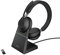 Jabra Evolve2 65 Wireless PC Headset with Charging Stand – Black (Renewed)