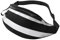 Gürteltasche mit Streifen, Schwarz / Weiß, große modische Bauchtasche für Damen und Herren, sichere Reißverschlusstaschen, verstellbare Hüfttaschen für Reisen, Party, Sport, Laufen, Wandern, den