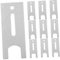 Mipcase Lot De 10 Serrures De Fenêtre Coulissante Dispositifs De Sécurité Pour Porte Chaîne De Verrouillage Loquet Magnétique Serrure De Porte Coulissante Pour La Sécurité Des