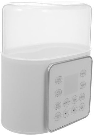 LIFKOME Elektrischer Milchflaschenwärmer mit Konstanter Temperatur Multifunktion Tragbares Design für Zwei Flaschen Kompatibel mit Still Formelmilchflaschen Eu-stecker Schnelle und